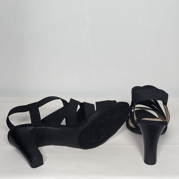 NEW Life Stride Womens Charlotte Heeled Sandal Sz 9.5 wide black - Picture 3 of 4